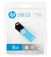 HP V150W 8 GB Pen Drive, USB 2.0, Blue